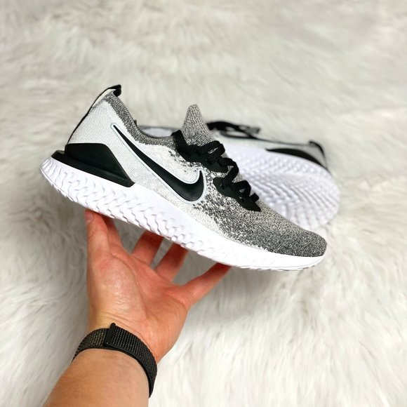 Nike Shoes - Nike Epic React Flyknit 2 Womens Running Shoe Black White BQ8927-102 NEW Multi